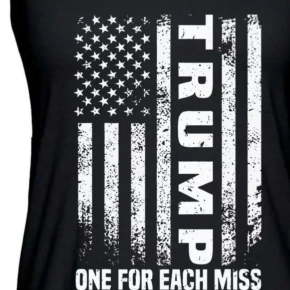 Support Donald Trump One For Each Miss Trump Ladies Essential Flowy Tank