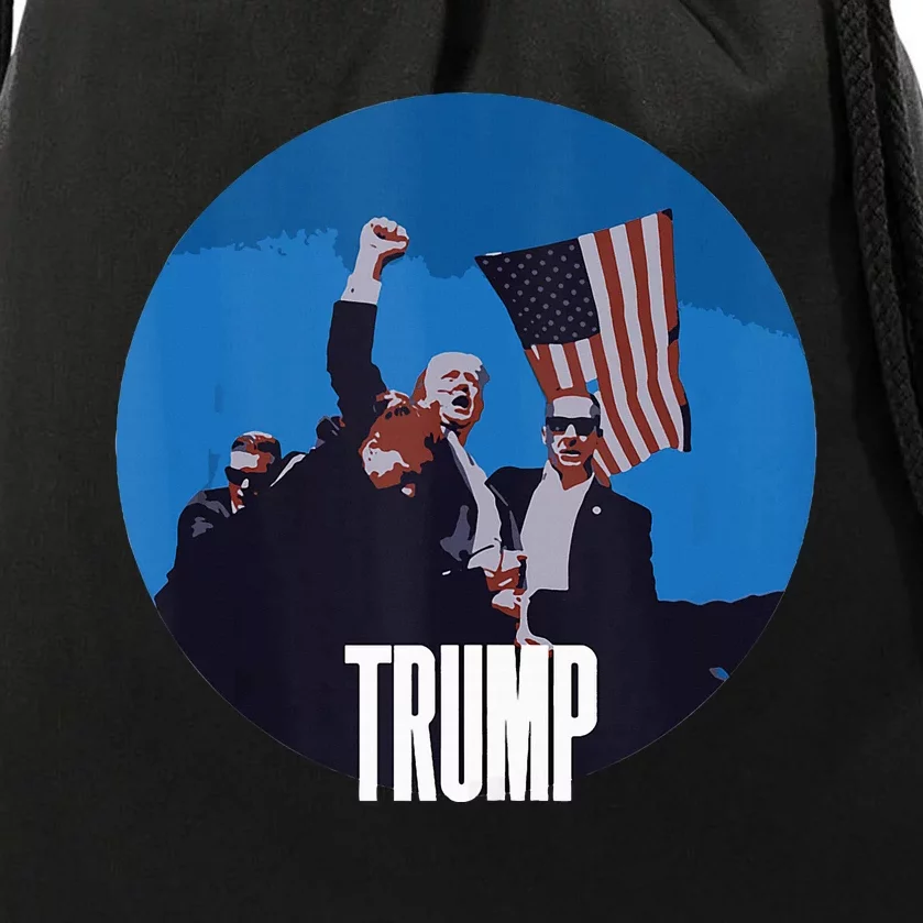 Support Donald Trump 2024 Presidential Election Campaign Drawstring Bag