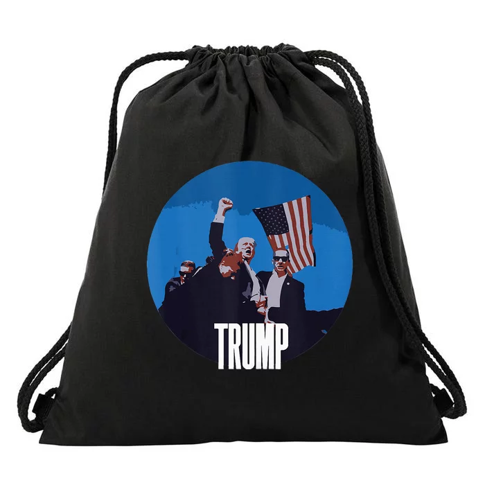 Support Donald Trump 2024 Presidential Election Campaign Drawstring Bag