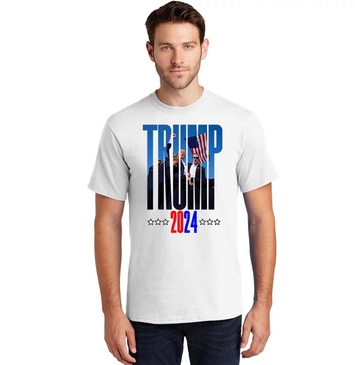 Support Donald Trump 2024 Presidential Election Campaign Tall T-Shirt