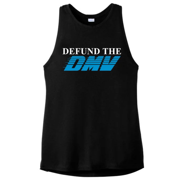 Shitheadsteve Defund The Dmv Ladies Tri-Blend Wicking Tank