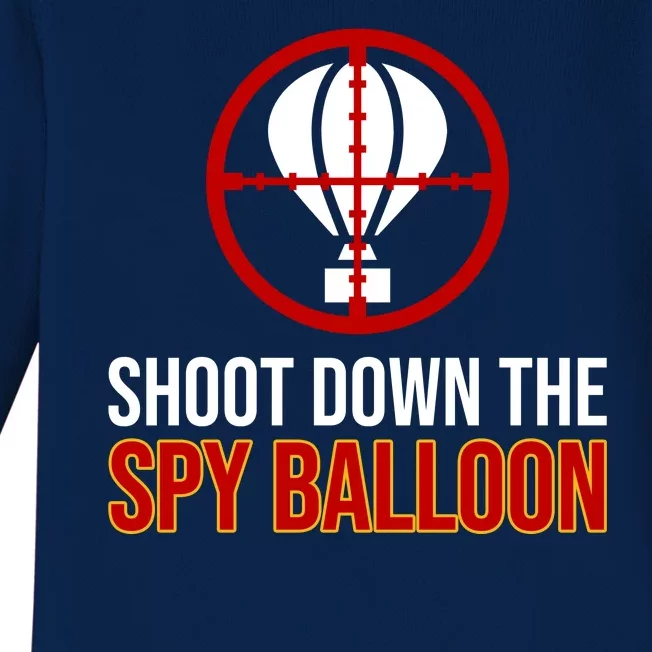 Shoot Down The Spy Balloon Political Baby Long Sleeve Bodysuit