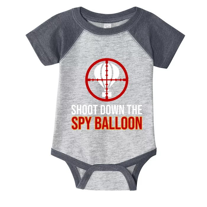 Shoot Down The Spy Balloon Political Infant Baby Jersey Bodysuit