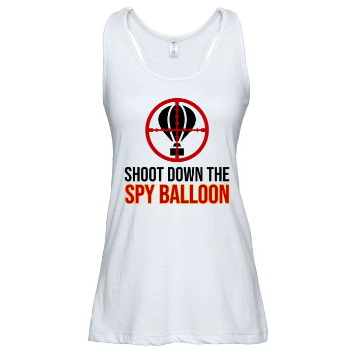 Shoot Down The Spy Balloon Political Ladies Essential Flowy Tank