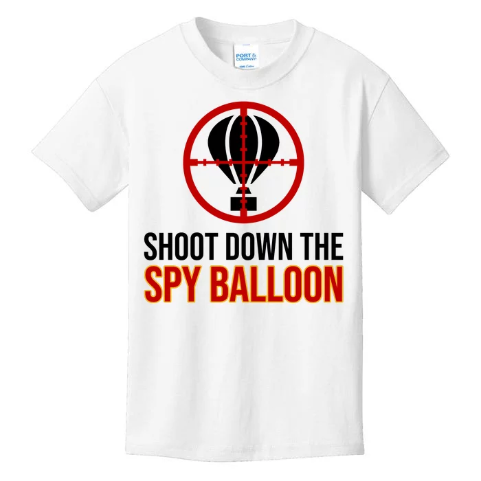 Shoot Down The Spy Balloon Political Kids T-Shirt