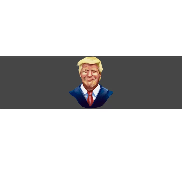 Smiling Donald Trump Portrait Bumper Sticker