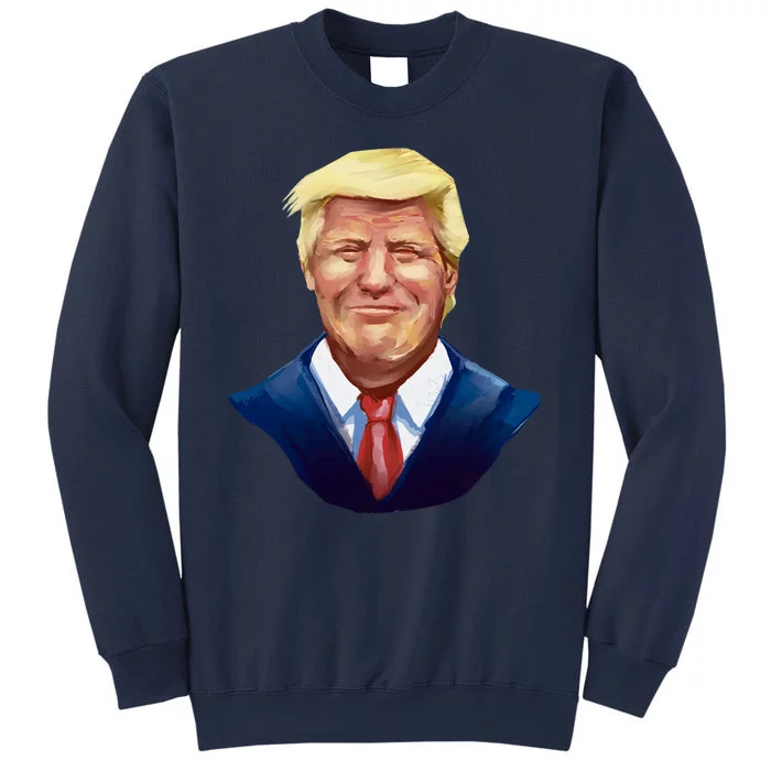 Smiling Donald Trump Portrait Sweatshirt