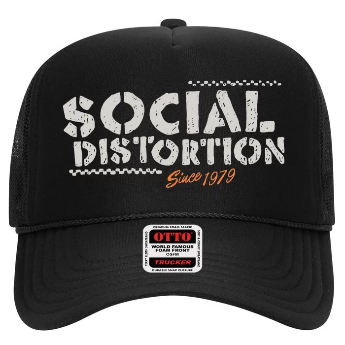 Social Distortion Taxi High Crown Mesh Trucker Hat