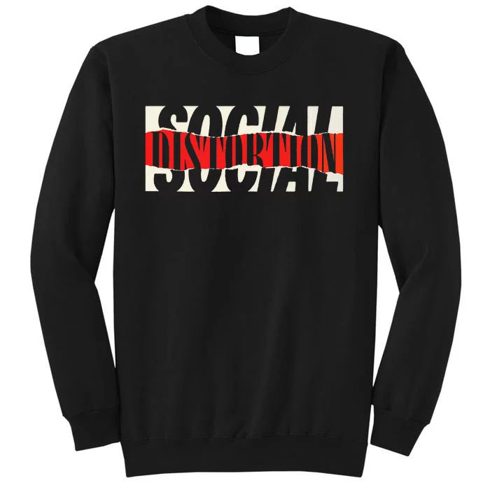 Social Distortion Torn Tall Sweatshirt