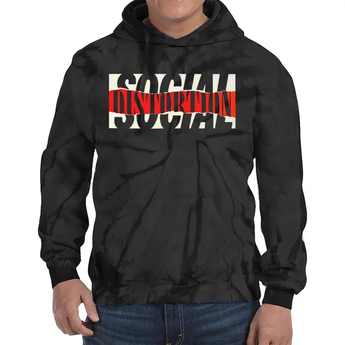 Social Distortion Torn Tie Dye Hoodie