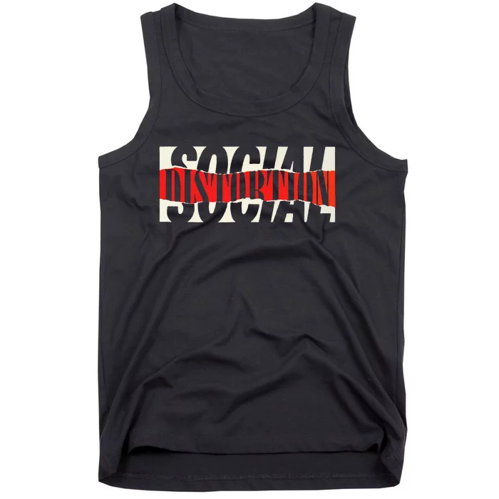 Social Distortion Torn Tank Top