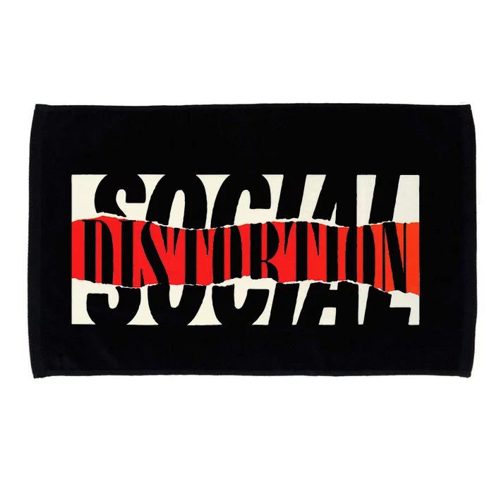 Social Distortion Torn Microfiber Hand Towel