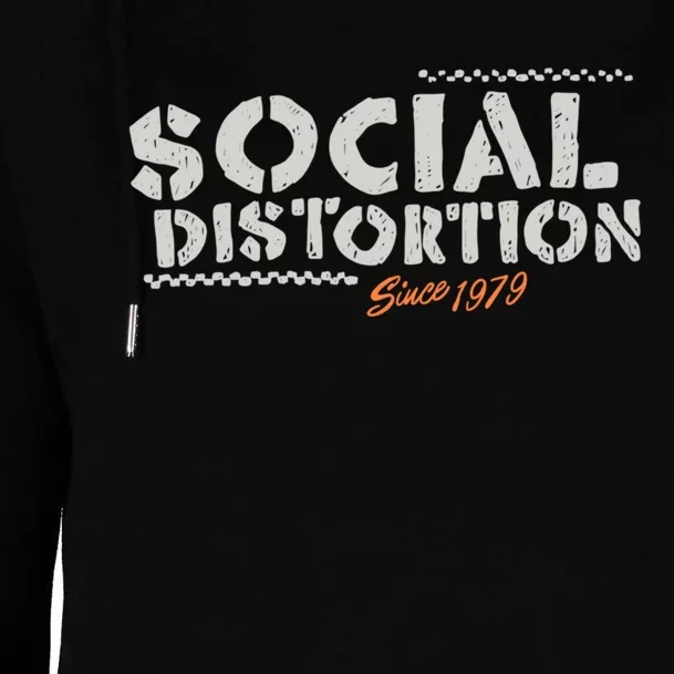 Social Distortion Taxi Womens Funnel Neck Pullover Hood