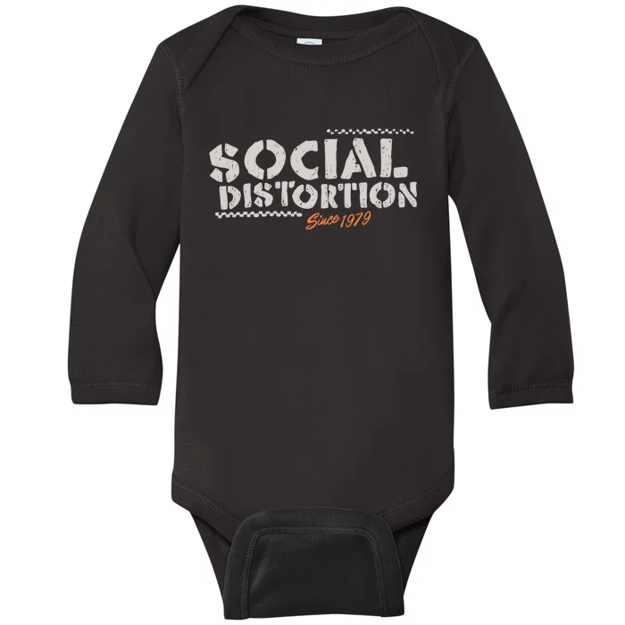 Social Distortion Taxi Baby Long Sleeve Bodysuit