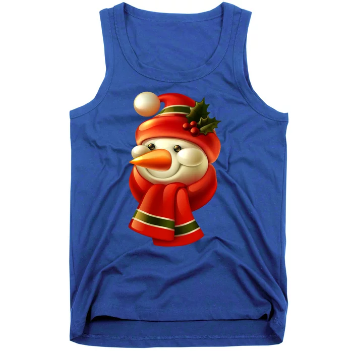 Snowman Dressed To Impress Tank Top