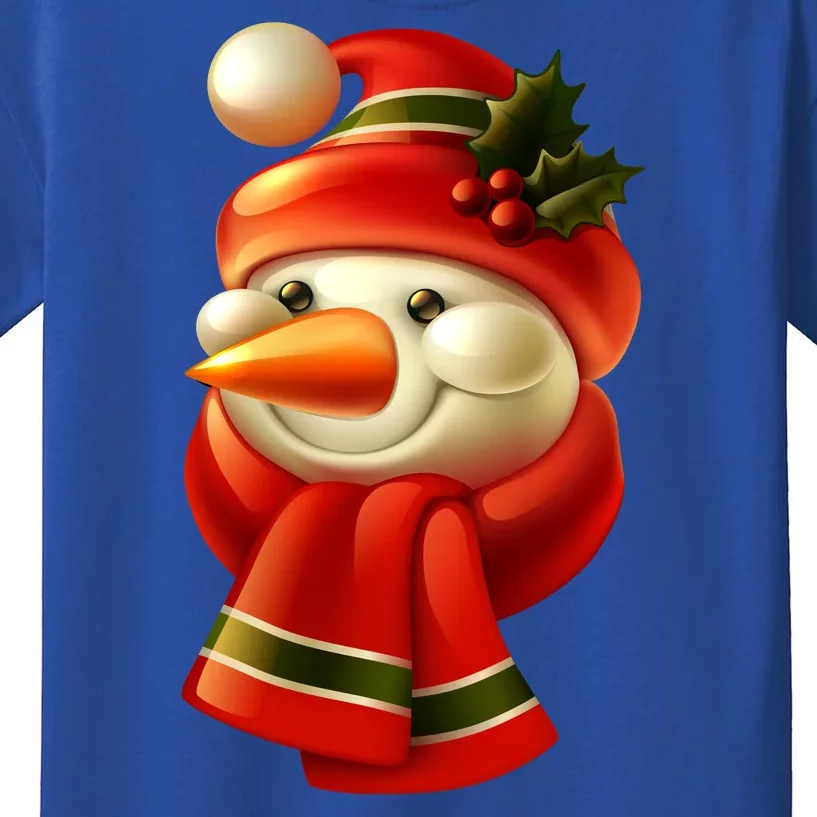 Snowman Dressed To Impress Kids T-Shirt