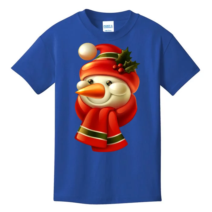 Snowman Dressed To Impress Kids T-Shirt