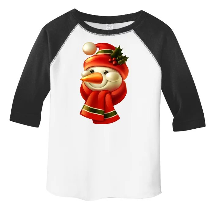 Snowman Dressed To Impress Toddler Fine Jersey T-Shirt