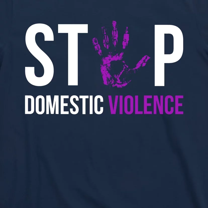 Stop Domestic Violence Awareness Survivor Gift Design T-Shirt