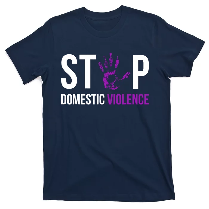 Stop Domestic Violence Awareness Survivor Gift Design T-Shirt