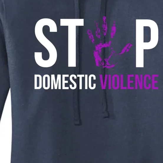 Stop Domestic Violence Awareness Survivor Gift Design Women's Pullover Hoodie