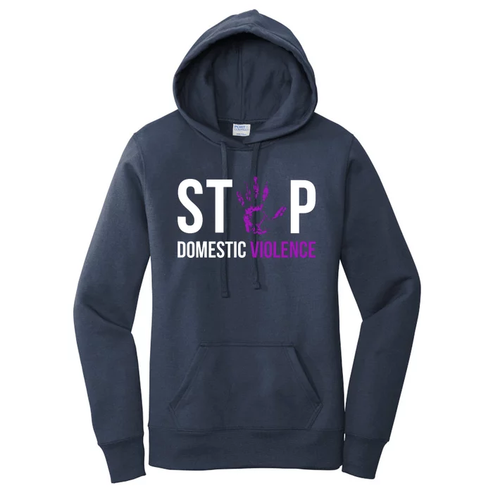 Stop Domestic Violence Awareness Survivor Gift Design Women's Pullover Hoodie