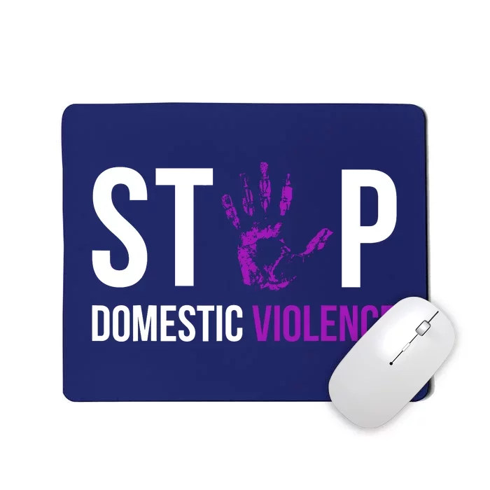 Stop Domestic Violence Awareness Survivor Gift Design Mousepad