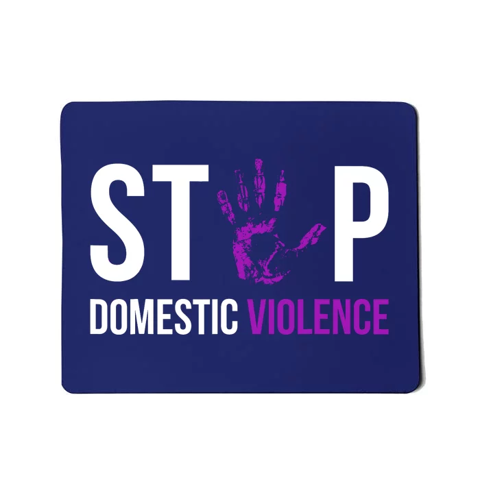 Stop Domestic Violence Awareness Survivor Gift Design Mousepad