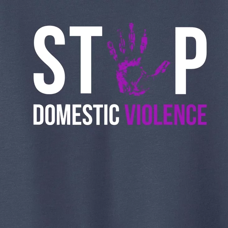 Stop Domestic Violence Awareness Survivor Gift Design Toddler T-Shirt