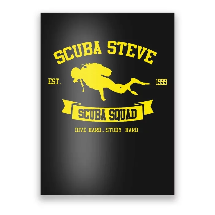 Scuba Diving Vintage 90s Poster