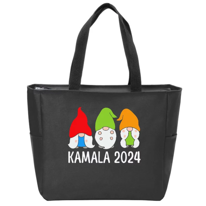 Stars Design Vote Kamala Harris Love Equality Usa Kamala Zip Tote Bag