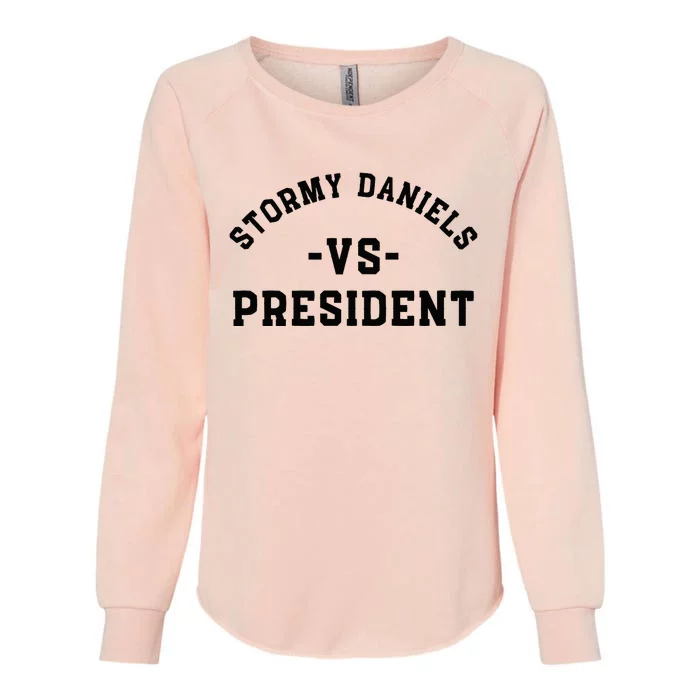 stormy daniels vs president Classic . Womens California Wash Sweatshirt