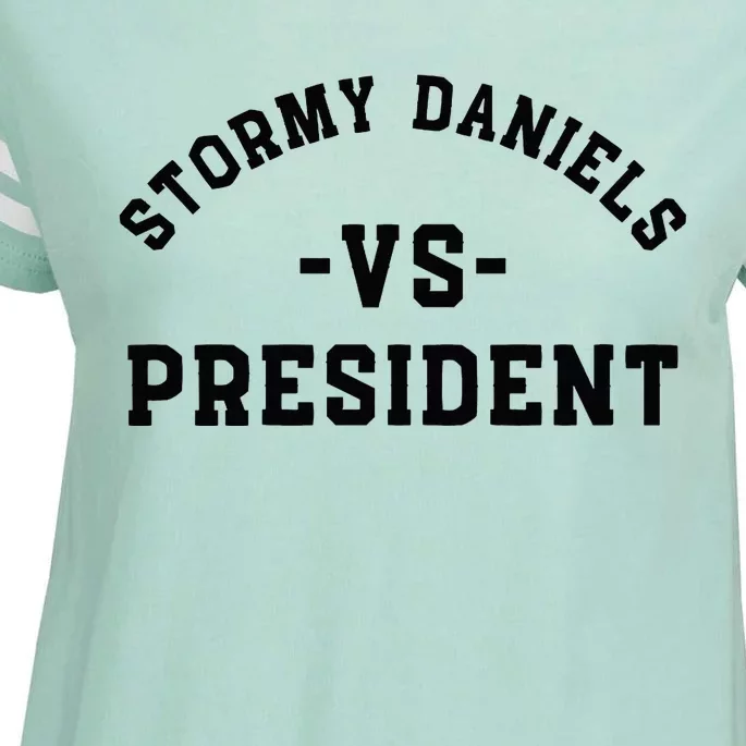 stormy daniels vs president Classic . Enza Ladies Jersey Football T-Shirt