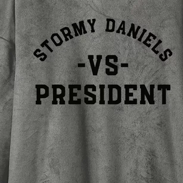 stormy daniels vs president Classic . Hooded Wearable Blanket