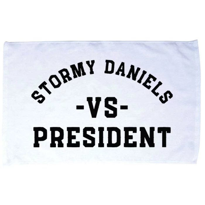 stormy daniels vs president Classic . Microfiber Hand Towel