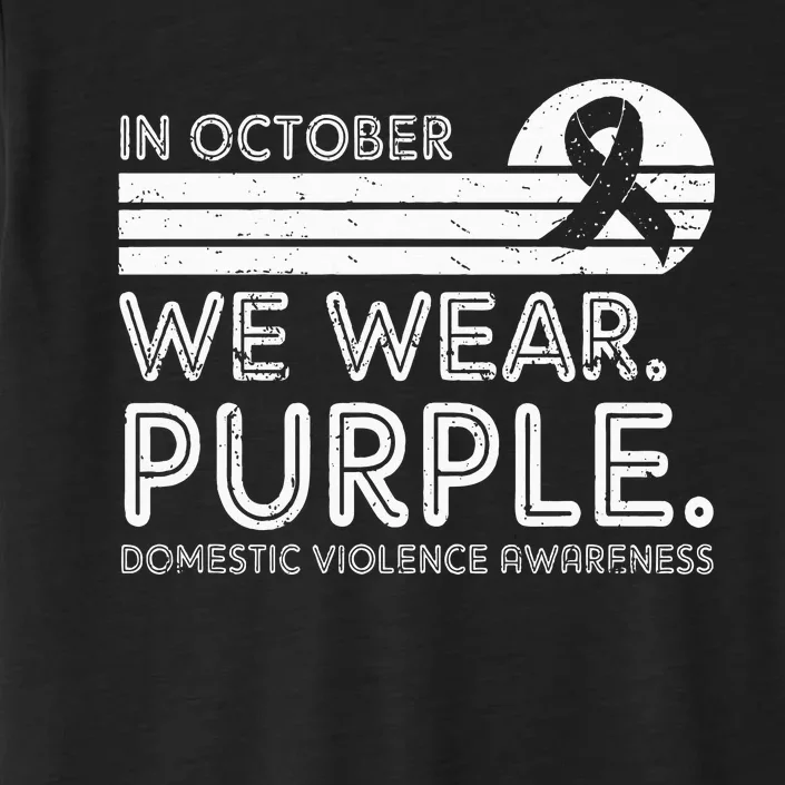 Support Domestic Violence Awareness with Purple October ChromaSoft Performance T-Shirt