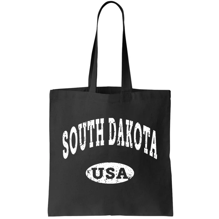 South Dakota Vintage Distressed Usa Tote Bag