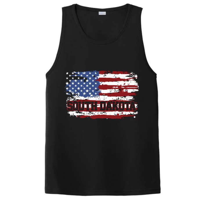 South Dakota Vintage Performance Tank