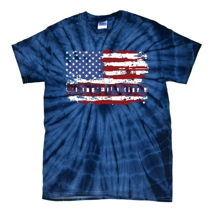 South Dakota Vintage Tie-Dye T-Shirt