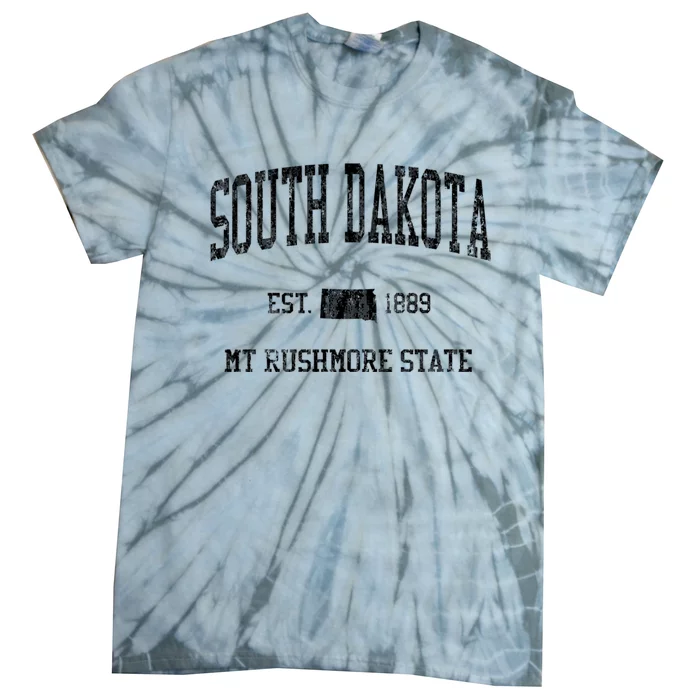 South Dakota Vintage Sports Tie-Dye T-Shirt