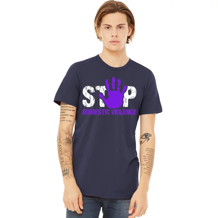 Stop Domestic Violence Awareness Premium T-Shirt