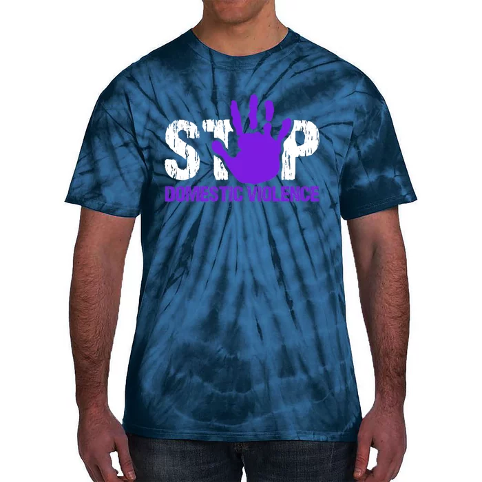 Stop Domestic Violence Awareness Tie-Dye T-Shirt