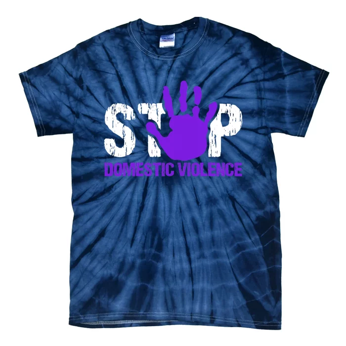 Stop Domestic Violence Awareness Tie-Dye T-Shirt