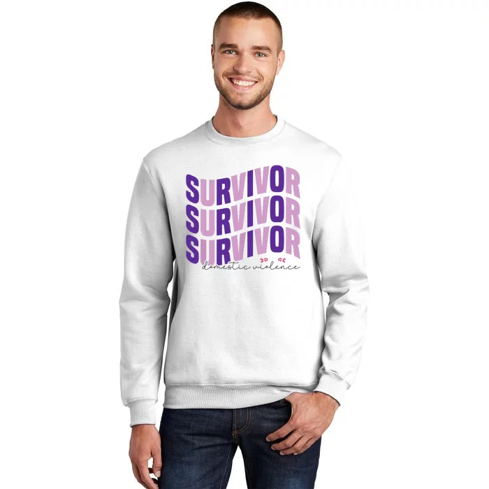 Survivor Domestic Violence Awareness Month 2024 Sweatshirt