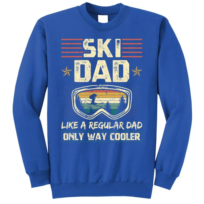 Ski Dad Vintage Retro Goggle Skiing Snow Gift Sweatshirt