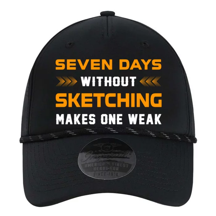 Seven Days Without Sketching For Sketching Lover Drawing Gift Performance The Dyno Cap