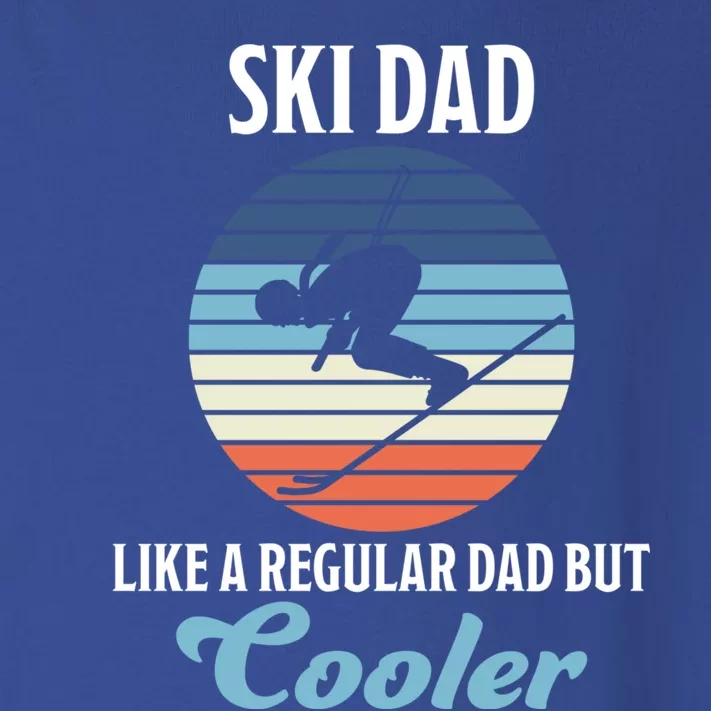 Skiing Dad Winter Sports Slopes Dad Skier Gift Toddler Long Sleeve Shirt