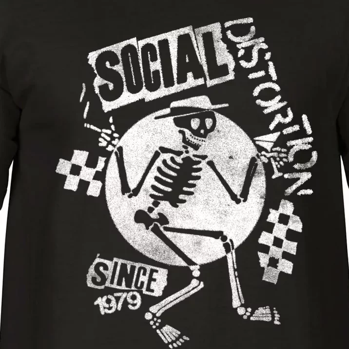 Social Distortion White Spray Skelly Comfort Colors T-Shirt