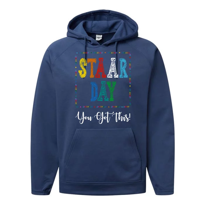 Staar Day You Got This Testing Teacher Motivational Performance Fleece Hoodie