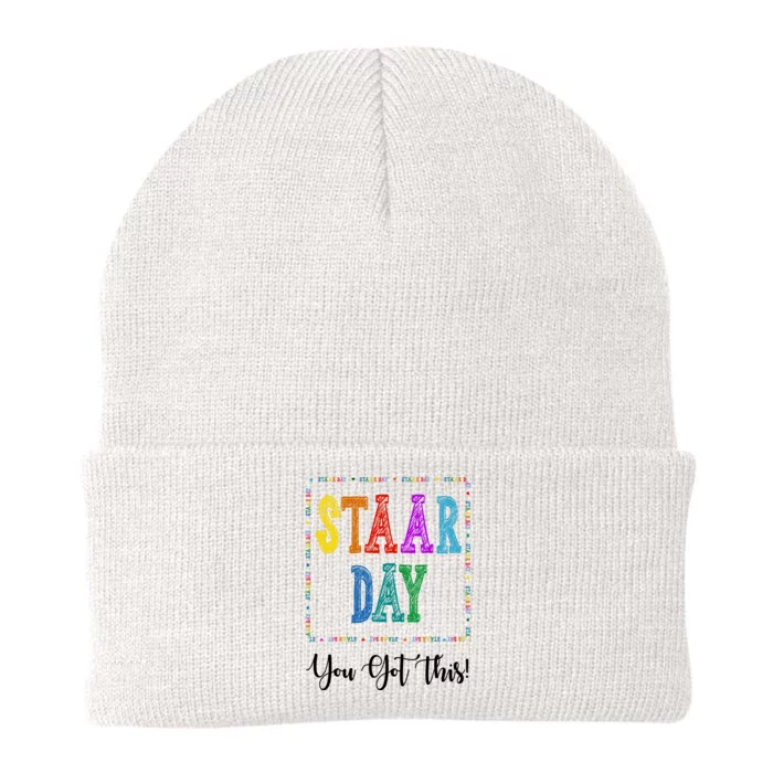 Staar Day You Got This Testing Teacher Motivational Knit Cap Winter Beanie